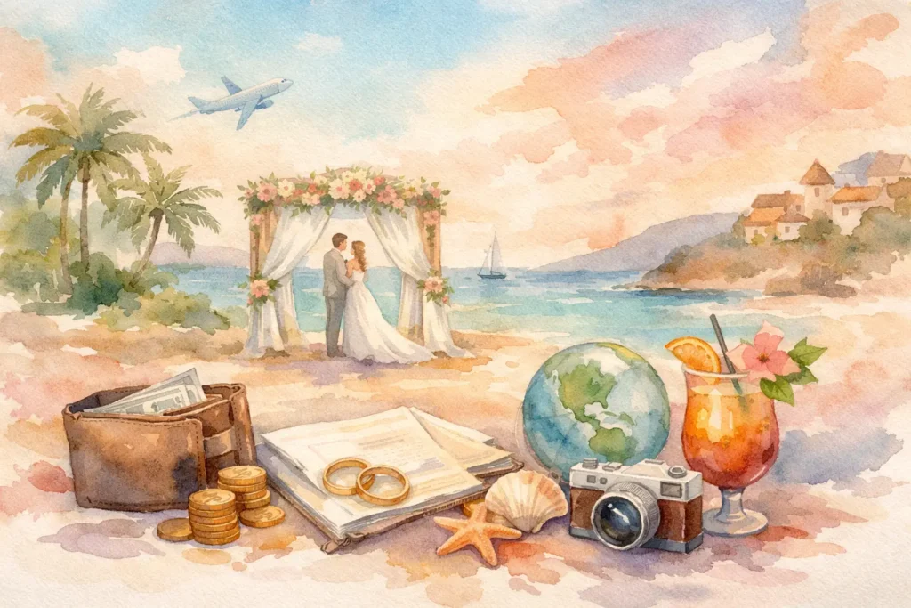 Destination Wedding Budget Breakdown Example