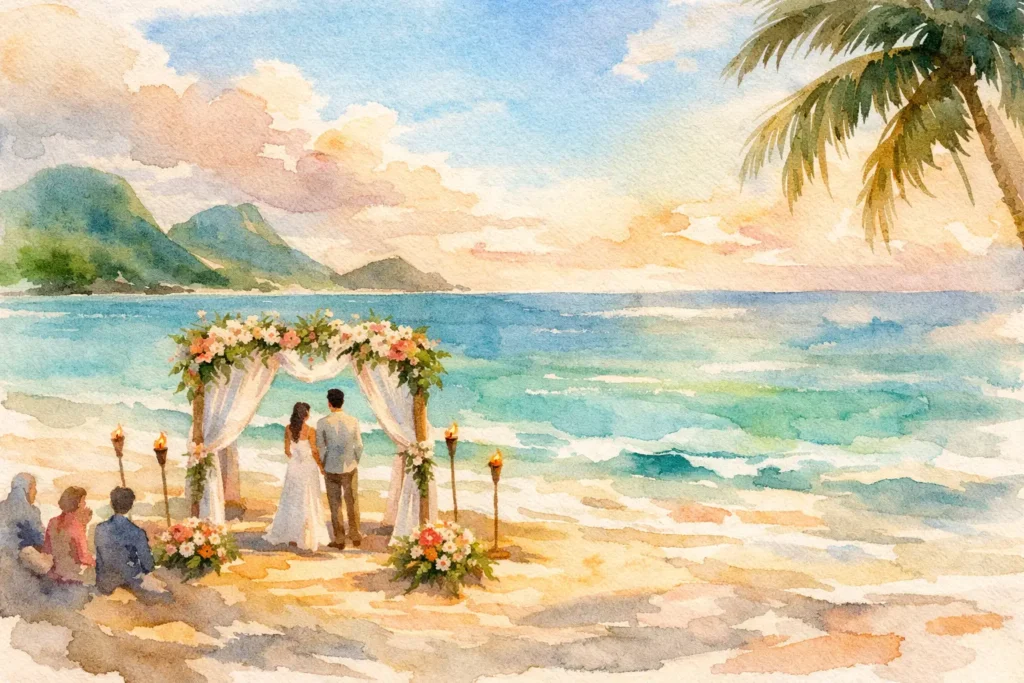 Hawaii Beach Ceremony Permits Explained