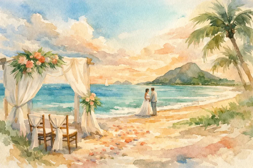 How Far in Advance to Book an Oahu Wedding