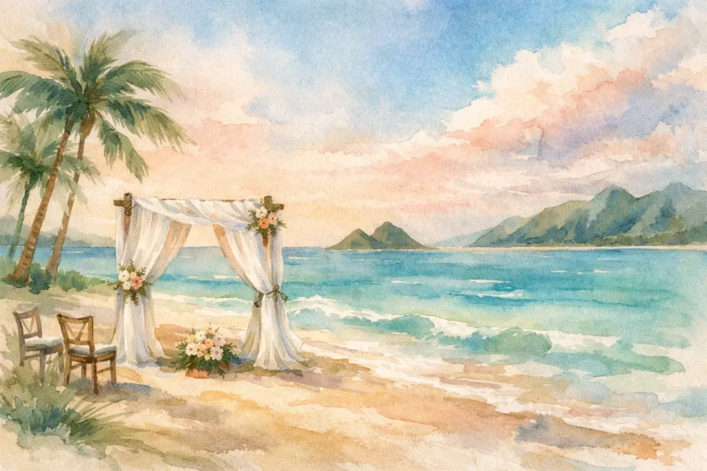 Intimate Beach Ceremony Package Guide for Oahu