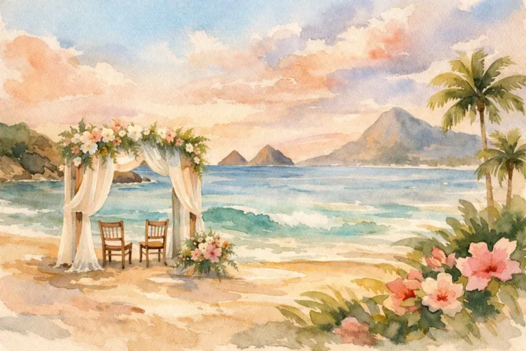 Vow Renewal Ceremony Script Example for Oahu