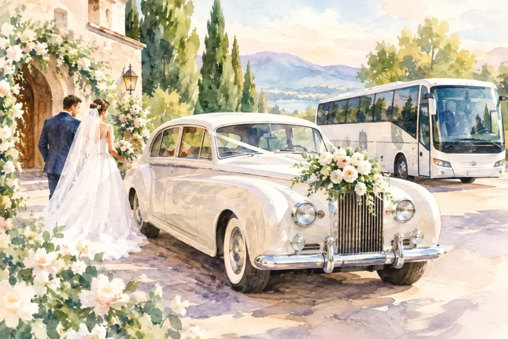 How to Arrange Wedding Day Transportation