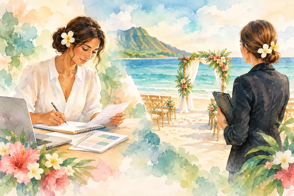 Oahu Wedding Planner Versus Coordinator Guide