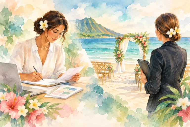 Oahu Wedding Planner Versus Coordinator Guide