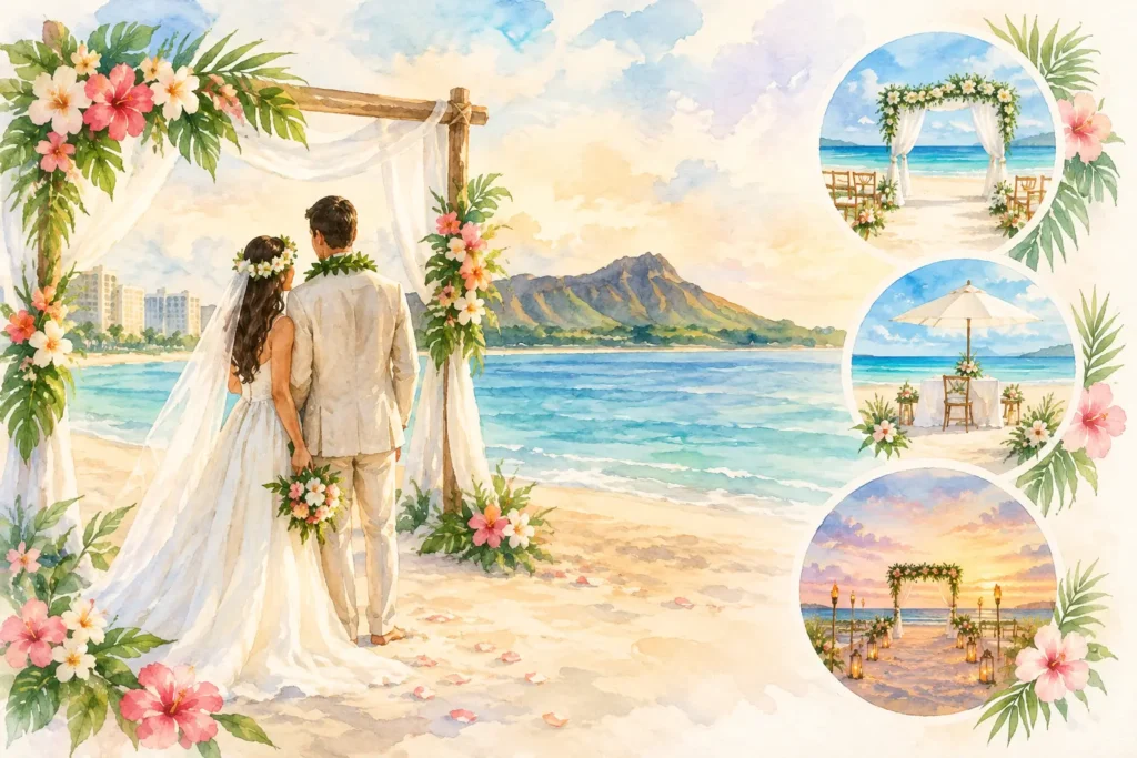 Beach Wedding Package Comparison for Oahu Couples
