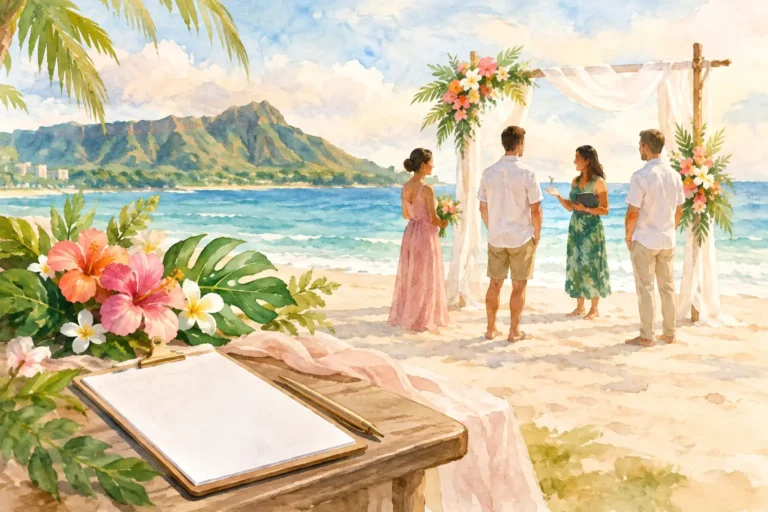 Ceremony Rehearsal Checklist for Your Oahu Wedding